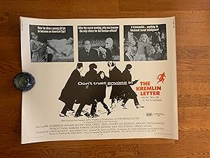 Immagine del venditore per The Kremlin Letter Unfolded Half Sheet 1970 Bibi Andersson, Richard Boone venduto da AcornBooksNH