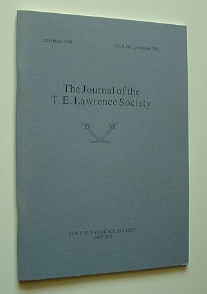 Seller image for The Journal of the T. E. Lawrence Society Vol.11, No. 1, Summer 1992 for sale by Pauline Harries Books
