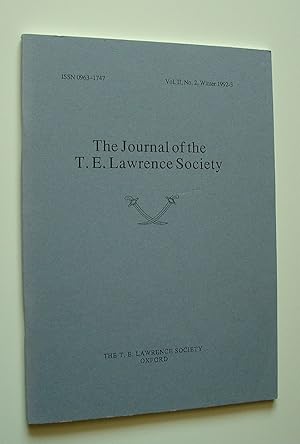 Seller image for The Journal of the T. E. Lawrence Society Vol. 11, No. 2, Winter 1992-3 for sale by Pauline Harries Books