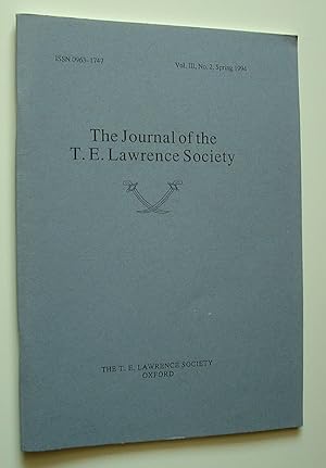 Seller image for The Journal of the T. E. Lawrence Society, Vol.111, No. 2, Spring 1994 for sale by Pauline Harries Books
