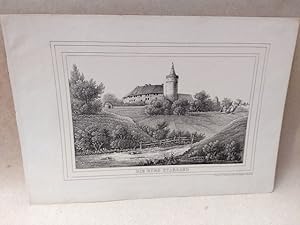 Bild des Verkufers fr Die Burg Stargard. Lithographie aus Lisch, Meklenburg in Bildern. zum Verkauf von NORDDEUTSCHES ANTIQUARIAT