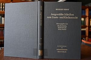 Imagen del vendedor de Ausgewhlte Schriften zum Staats- und Kirchenrecht. Jus ecclesiasticum, Bd. 65 a la venta por Gppinger Antiquariat