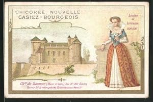 Bild des Verkufers fr Sammelbild Chicoree Nouvelle Casiez-Bourgeois, Chateau de Saumur, Louise de Lorraine zum Verkauf von Bartko-Reher