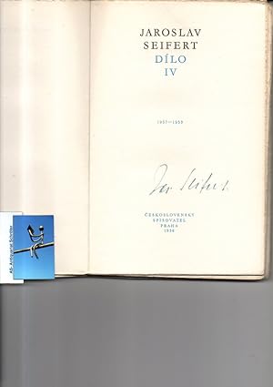 Dilo IV. 1937--1953.[signiert] [Gedichte].