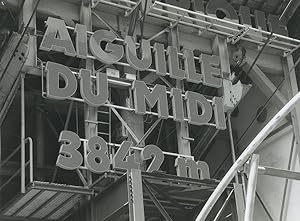 France Aiguille du Midi Photographic Study Old Deplechin Photo 1990