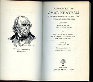 Image du vendeur pour Rubiyt of Omar Khayym | Followed By Euphranor, a Dialogue on Youth, and Salmn and Absl, an Allegory Translated from the Persian of Jmi mis en vente par Little Stour Books PBFA Member