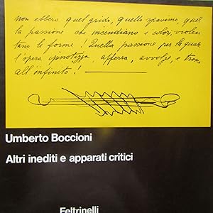 Seller image for Altri inediti e apparati critici for sale by Antonio Pennasilico