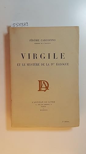 Bild des Verkufers fr Virgile: et le Mystere de la IVe Eglogue zum Verkauf von Gebrauchtbcherlogistik  H.J. Lauterbach