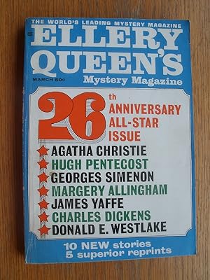 Bild des Verkufers fr Ellery Queen's Mystery Magazine March 1967 zum Verkauf von Scene of the Crime, ABAC, IOBA
