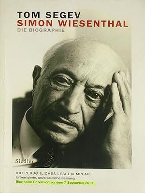 Seller image for Simon Wiesenthal. Die Biographie., for sale by Versandantiquariat Hbald