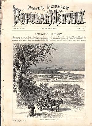 Seller image for PRINT: "Louisville, Kentucky".story & engravings from Frank Leslie's Popular Monthly, November, 1885 for sale by Dorley House Books, Inc.