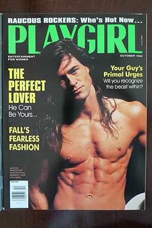 PLAYGIRL MAGAZINE OCTOBER 1992 the PERFECT LOVE--He Can be Yours