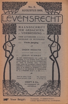 Enkele Melodieën. Pag. 332-333 in: Levensrecht. Maandschrift ter gedachtenverbreiding jg. 4, nr. ...