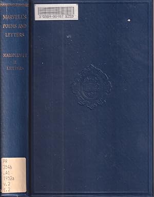 Imagen del vendedor de The Poems and Letters of Andrew Marvell. Volume 2. Letters a la venta por Jonathan Grobe Books