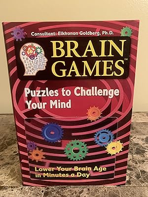 Image du vendeur pour Brain Games: Puzzles to Challenge Your Mind [FIRST EDITION, FIRST PRINTING] mis en vente par Vero Beach Books