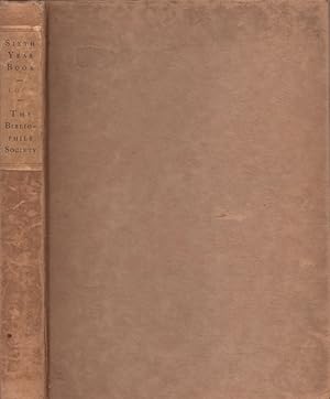 The Sixth Year Book 1907 Printed for Members Only