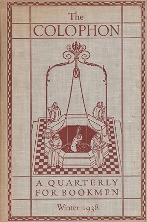 Seller image for The Colophon new series A Quarterly for Bookmen. Winter 1938 Volume III Number 1 for sale by Americana Books, ABAA