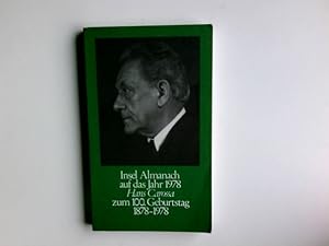 Zum 100. hundertsten Geburtstag von Hans Carossa : 1878 - 1978. [Hans Carossa. Hrsg. von Eva Kamp...
