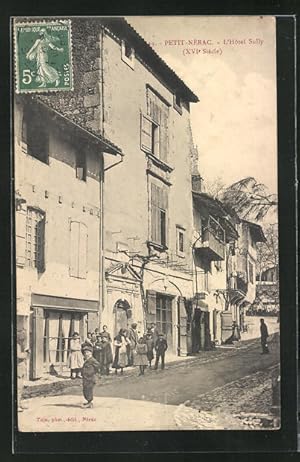 Carte postale Petit-Nérac, L`Hotel Sully