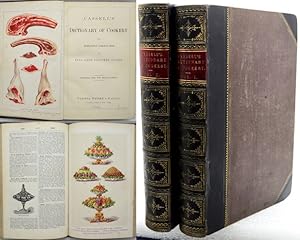 DICTIONARY OF COOKERY, With numerous engravings and full-page coloured plates. Containing about N...