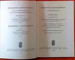 Bild des Verkufers fr Strabonis Geographica. Vol. I. [Praemonenda de nova geographicorum editione . Libri I-II (Prolegomena Strabonis) (Antiquitas Reihe 1. Abhandlungen zur Alten Geschichte, Band 9. zum Verkauf von biblion2