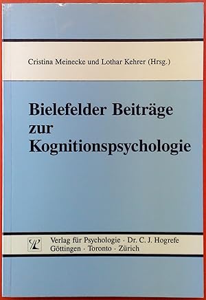 Bild des Verkufers fr Bielefelder Beitrge zur Kognitionspsychologie zum Verkauf von biblion2