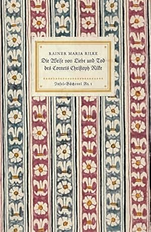 Bild des Verkufers fr Die Weise von Liebe und Tod des Cornets Christoph Rilke (IB 1). 950.-974. Tsd. zum Verkauf von Antiquariat & Buchhandlung Rose