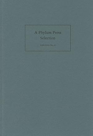 A Phylum Press Selection