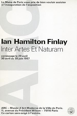 Ian Hamilton Finlay: Inter Artes et Naturam