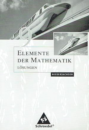 Bild des Verkufers fr Elemente der Mathematik. Niedersachsen. 9. Schuljahr. Lsungen. zum Verkauf von Antiquariat Bernhardt