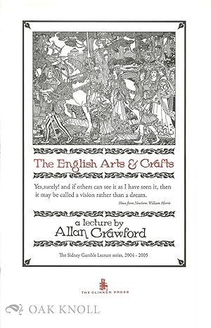 Seller image for ENGLISH ARTS & CRAFTS.|THE for sale by Oak Knoll Books, ABAA, ILAB