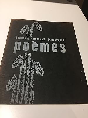 Seller image for Louis-Paul Hamel, Poemes. for sale by Hare Books