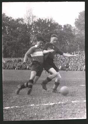 Fotografie Ansicht Wien, Rapidplatz, Fussballspiel Rapid Wien vs Graslitz 1940