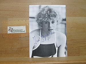 Original Autogramm Ina Beyermann Schwimmen Olympia /// Autogramm Autograph signiert signed signee