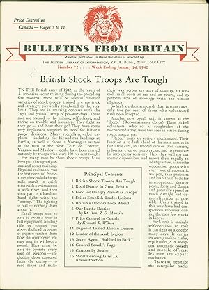 Seller image for Bulletins from Britain (28 separate pamphlets)) for sale by Eureka Books