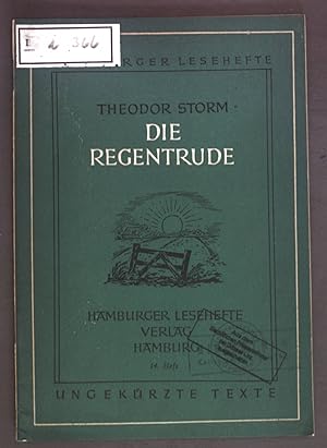 Seller image for Die Regentrude - Von Kindern und Katzen - Der kleine Hwelmann. Drei Erzhlungen. Hamburger Lesehefte 14. Heft for sale by books4less (Versandantiquariat Petra Gros GmbH & Co. KG)