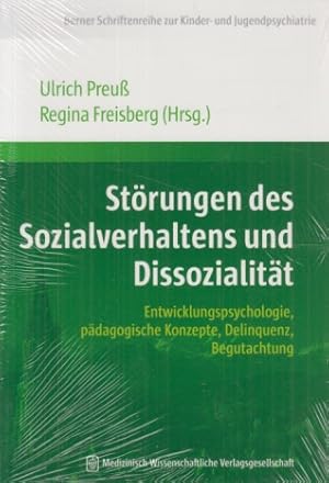 Immagine del venditore per Strungen des Sozialverhaltens und Dissozialitt : Entwicklungspsychologie, pdagogische Konzepte, Delinquenz, Begutachtung. Ulrich Preu ; Regina Freisberg (Hrsg.). Mit Beitr. von N. Bach . / Berner Schriftenreihe zur Kinder- und Jugendpsychiatrie. venduto da Fundus-Online GbR Borkert Schwarz Zerfa