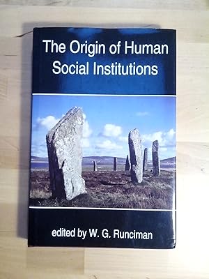 Immagine del venditore per The Origin of Human Social Institutions venduto da Llibres Bombeta