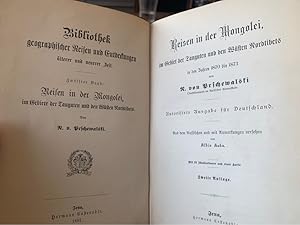 Bild des Verkufers fr Reisen in der Mongolei im Gebiet des Tanguten und dem Wsten Nordtibets in den Jahren 1870 bis 1873. Autorisierte Ausgabe fr Deutschland. Aus dem Russischen und mit Anmerkungen versehen von Albin Kohn. zum Verkauf von Antiquariat Michael Solder