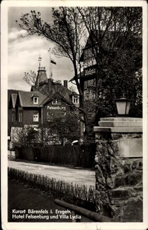 Immagine del venditore per Ansichtskarte / Postkarte Brenfels Altenberg im Erzgebirge, Hotel Felsenburg und Villa Lydia venduto da akpool GmbH