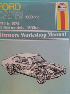 Imagen del vendedor de Capri Owner's Workshop Manual: Ford Capri 1600 Ohc 1972 to 1974: All MKl Models and 1593cc a la venta por Eaglestones