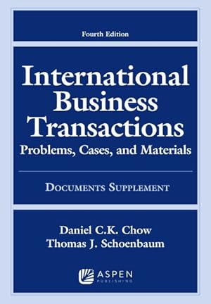 Imagen del vendedor de International Business Transactions : Problems, Cases, and Material: Documents Supplement a la venta por GreatBookPrices