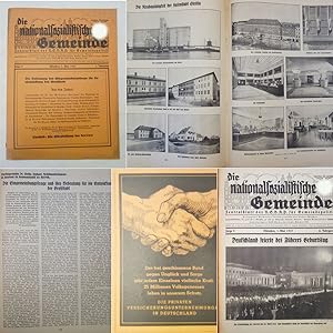 Die nationalsozialistische Gemeinde, Zentralblatt der NSDAP für Gemeindepolitik. 5. Jahrgang, Fol...
