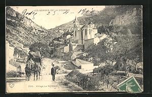 Carte postale Le Monna, Les Gorges de la Dourbie, vue partielle