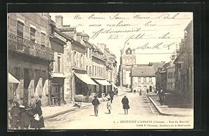 Carte postale Bénévant-l`Abbaye, Rue du Marché, vue de la rue