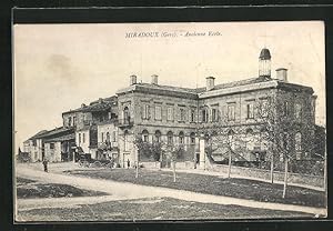 Carte postale Miradoux, Ancienne Ecole