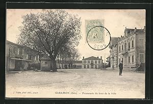 Carte postale Saramon, Promenade du bout de la Ville