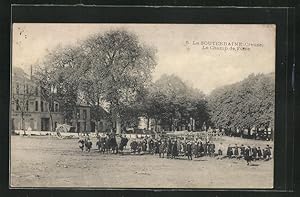 Carte postale La Souterraine, Le Champ de Foire