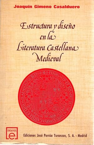 Seller image for Estructura y diseo en la literatura medieval castellana . for sale by Librera Astarloa