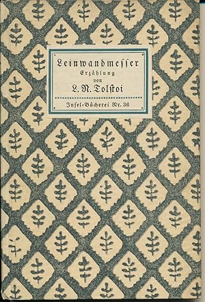 Bild des Verkufers fr Leinwandmesser. Erzhlung. zum Verkauf von Altstadt Antiquariat M. Weiers